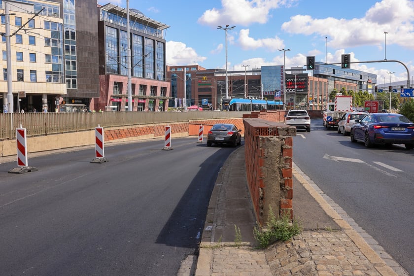 Końcówka remontu tuneli przy pl. Dominikańskim, wtorek 19 sierpnia 2025