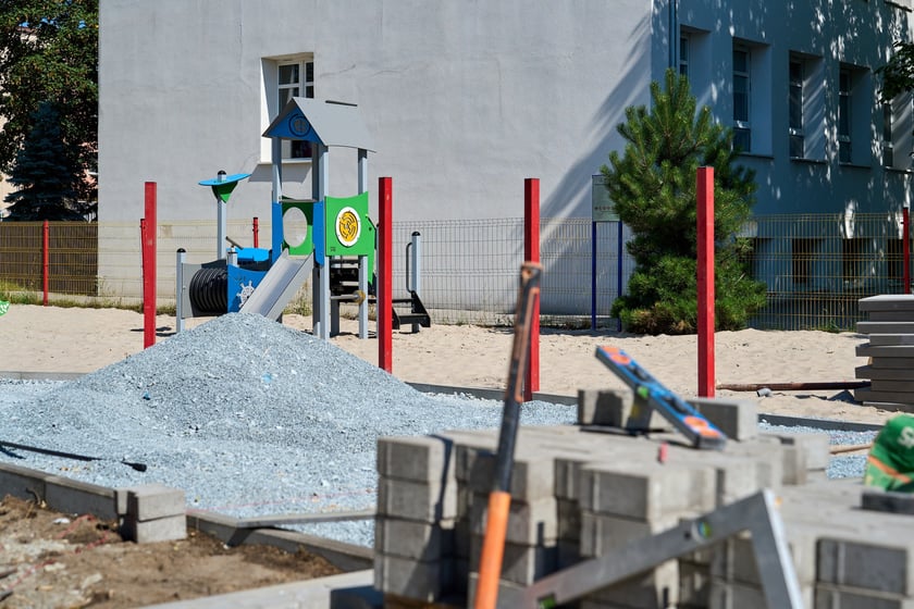 Rozbudowa modułowego przedszkola Logicus na Księżu Małym, sierpień 2025