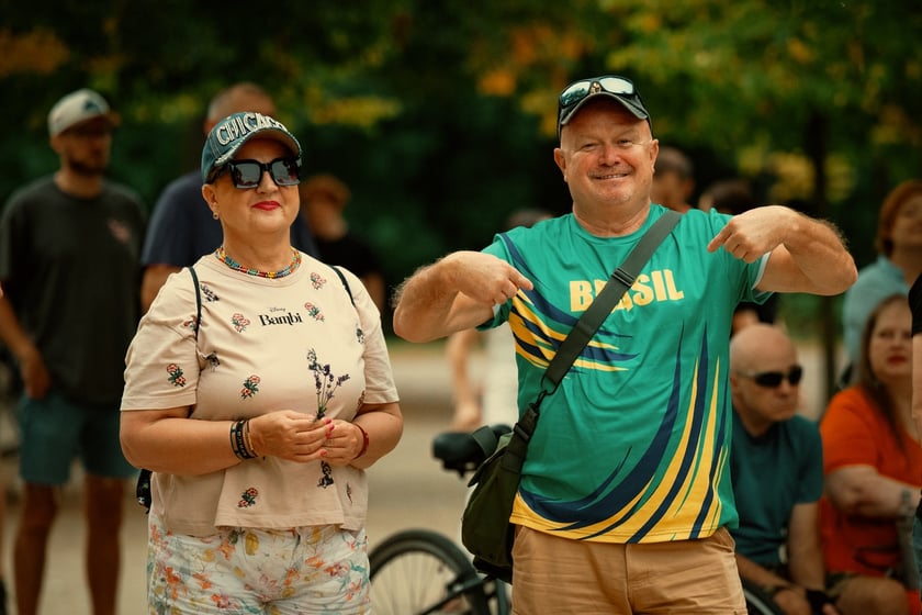 W parku Południowym z koncertem w cyklu „Muzyczne Parki Wrocławia” wystąpiła Marzena Słowik z zespołem „Słowik e os pássaros do amor”.
