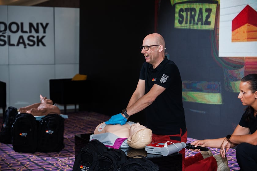 Prezentacja programu Bezpieczny Wrocław podczas 34. Forum Ekonomicznego w Karpaczu