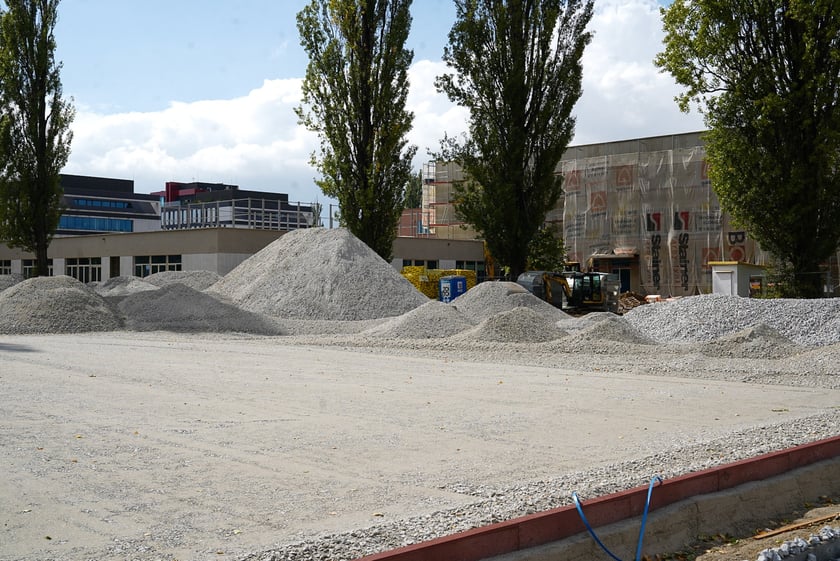 ZSP na Zwycięskiej w budowie pod koniec sierpnia 2025