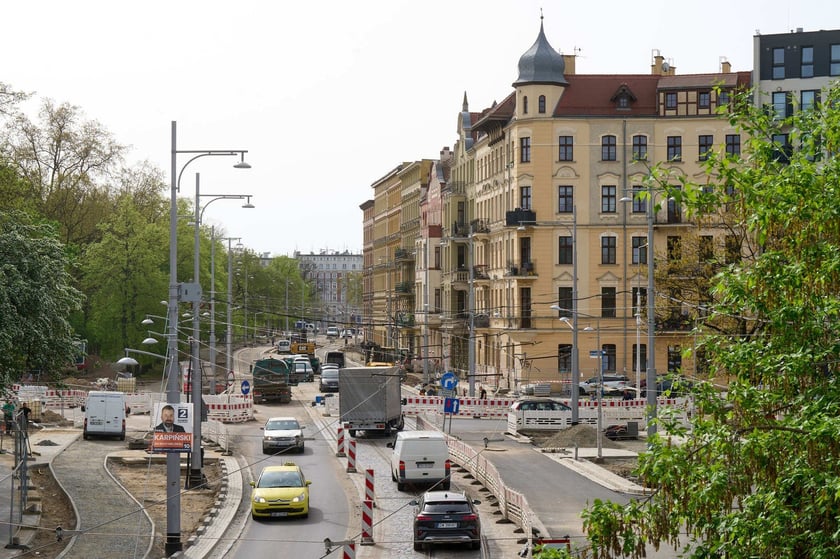 Przebudowa ul. Pomorskiej i pl. Staszica, wiosna 2024