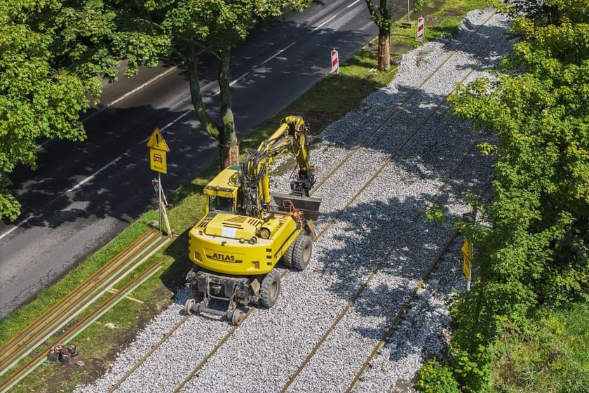 Remont torowiska na ulicy Kosmonaut&oacute;w w 2025 roku