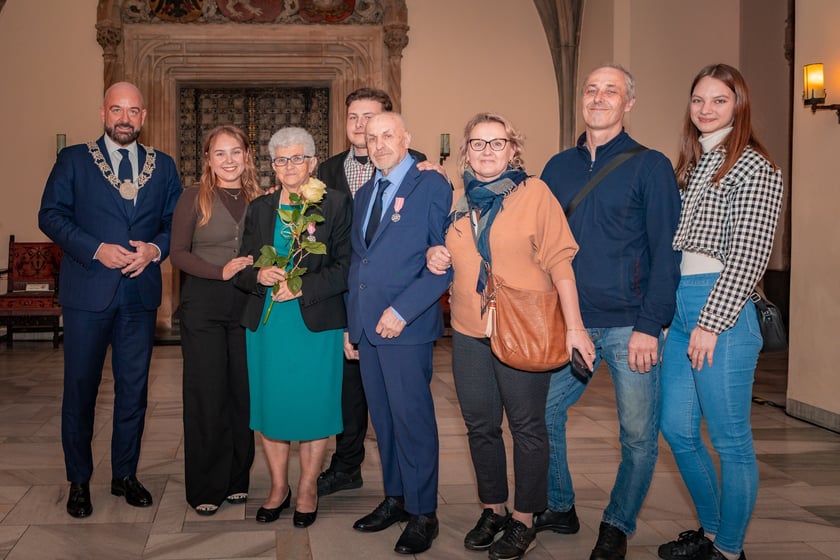 Wręczenie gratulacji parom z przeszlo 50-letnim stażem - 30 września 2025