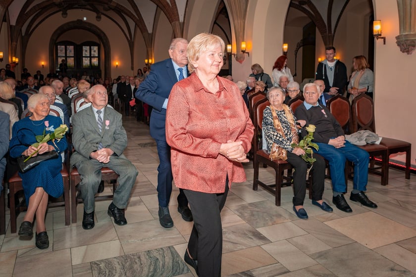 Wręczenie gratulacji parom z przeszlo 50-letnim stażem - 30 września 2025