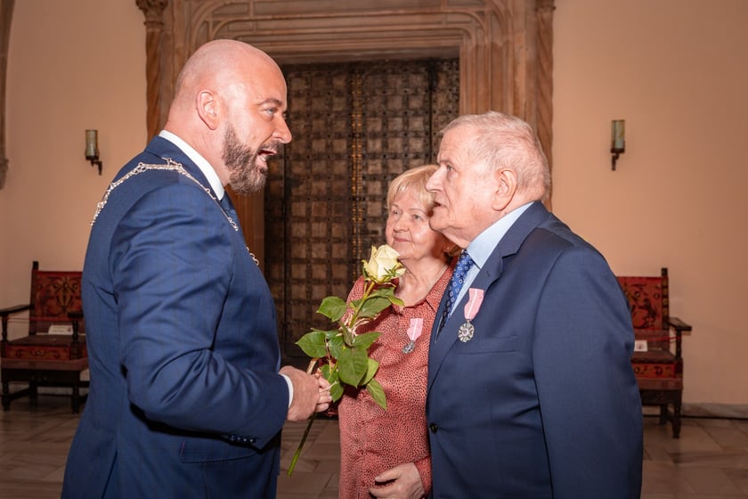 Wręczenie gratulacji parom z przeszlo 50-letnim stażem - 30 września 2025