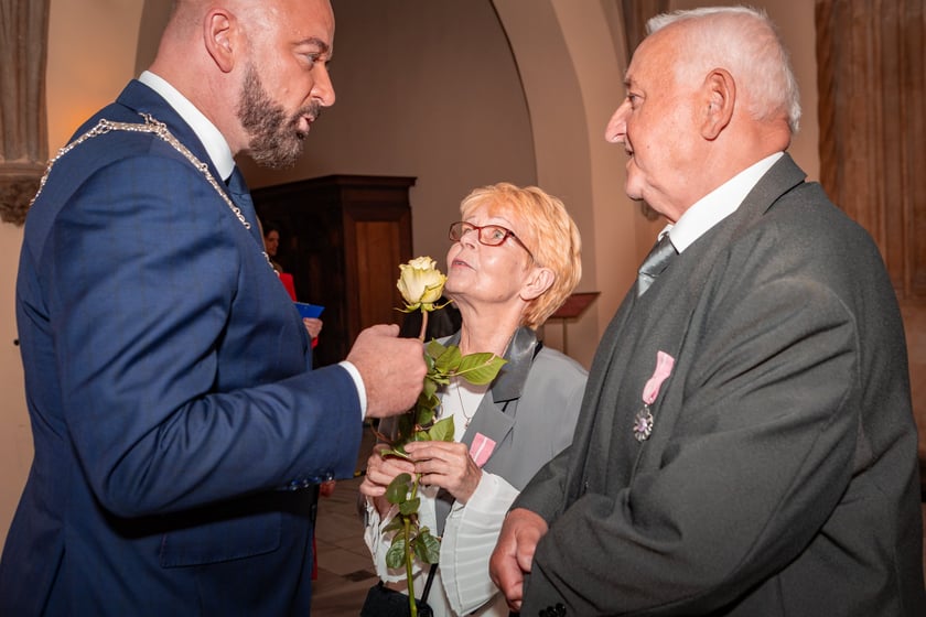 Wręczenie gratulacji parom z przeszlo 50-letnim stażem - 30 września 2025