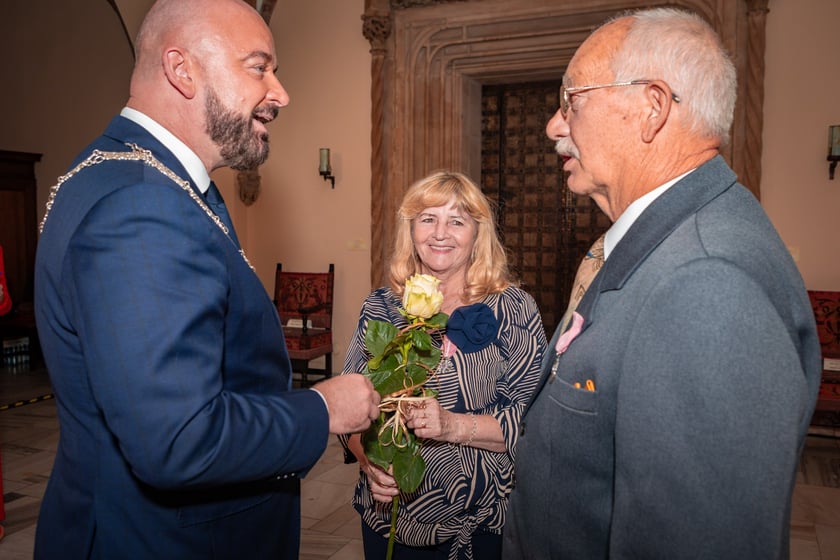 Wręczenie gratulacji parom z przeszlo 50-letnim stażem - 30 września 2025