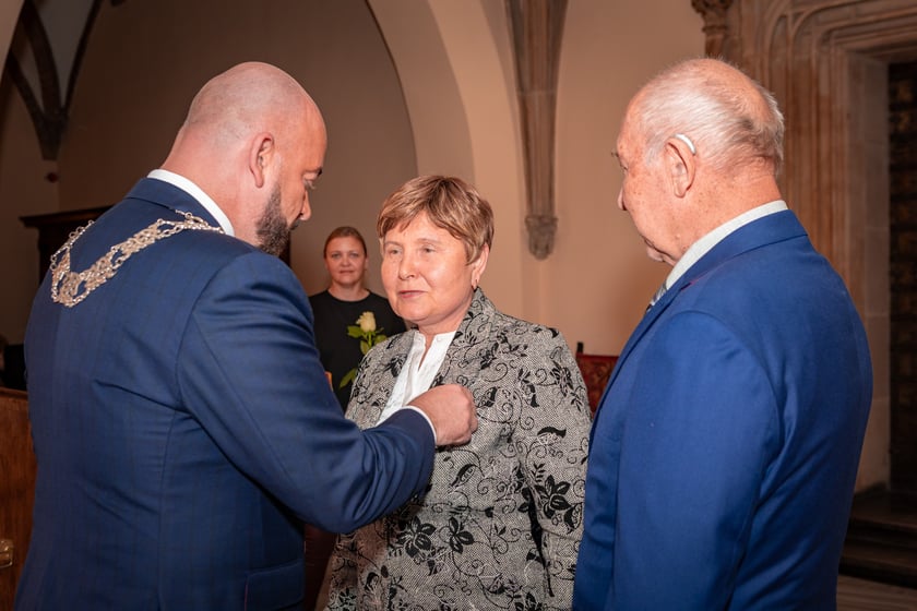 Wręczenie gratulacji parom z przeszlo 50-letnim stażem - 30 września 2025