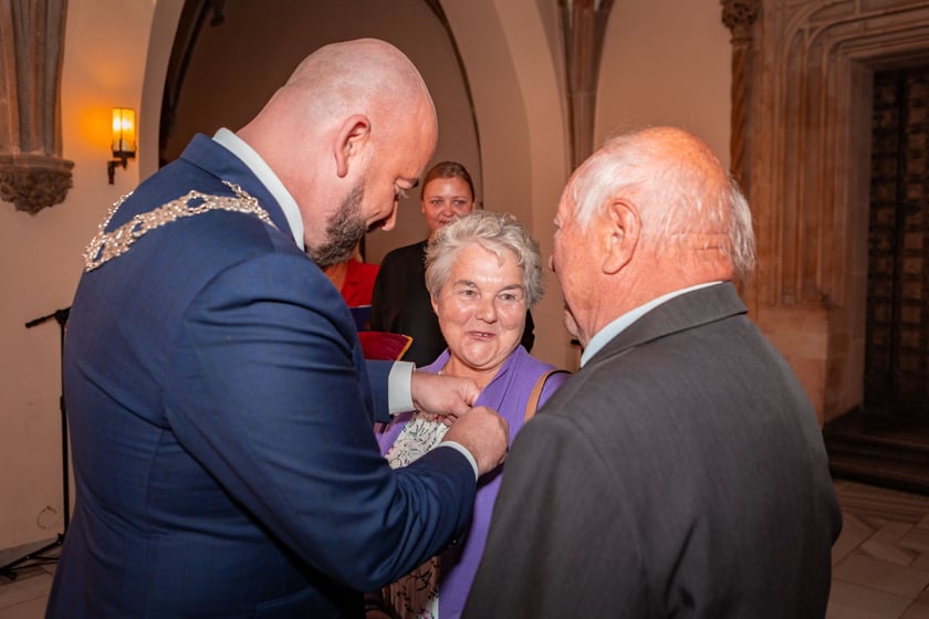 Wręczenie gratulacji parom z przeszlo 50-letnim stażem - 30 września 2025