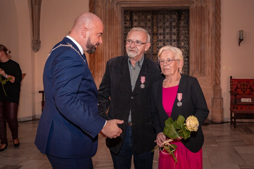 Wręczenie gratulacji parom z przeszlo 50-letnim stażem - 30 września 2025