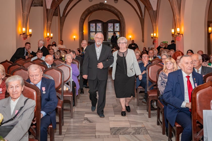 Wręczenie gratulacji parom z przeszlo 50-letnim stażem - 30 września 2025