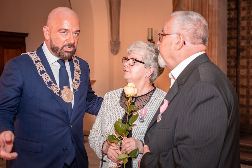 Wręczenie gratulacji parom z przeszlo 50-letnim stażem - 30 września 2025