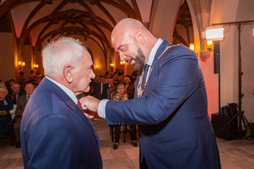 Wręczenie gratulacji parom z przeszlo 50-letnim stażem - 30 września 2025