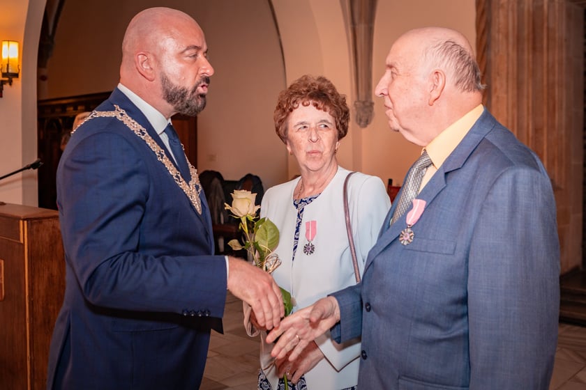 Wręczenie gratulacji parom z przeszlo 50-letnim stażem - 30 września 2025
