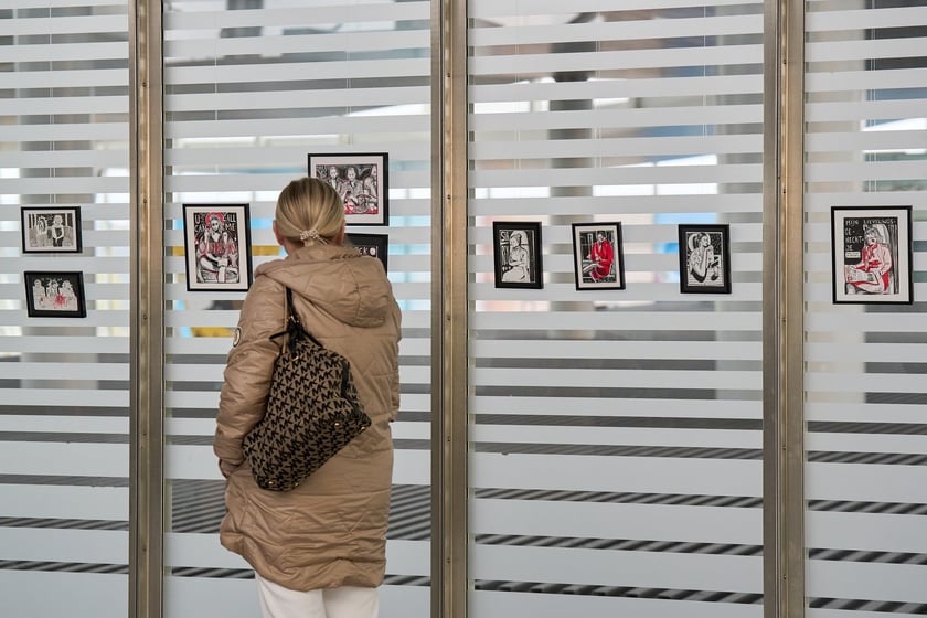 Otwarcie wystawy Kate Bove na wrocławskim lotnisku, 1 października 2025