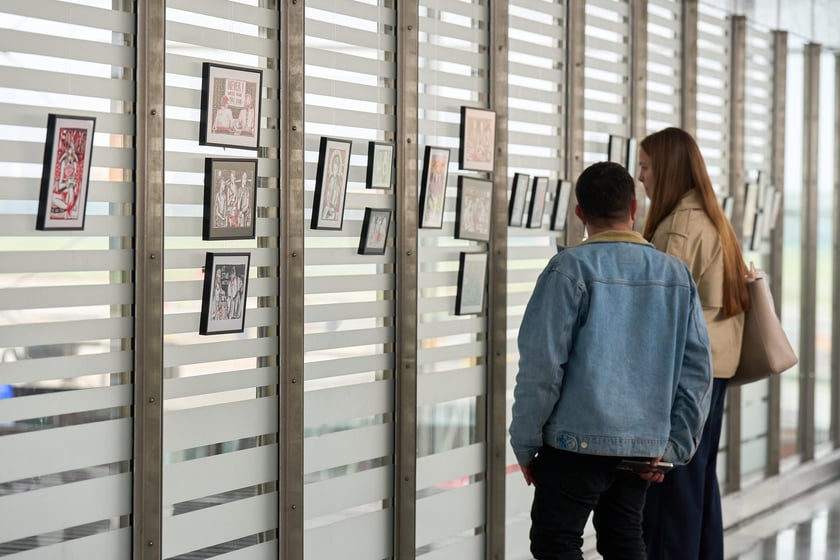 Otwarcie wystawy Kate Bove na wrocławskim lotnisku, 1 października 2025