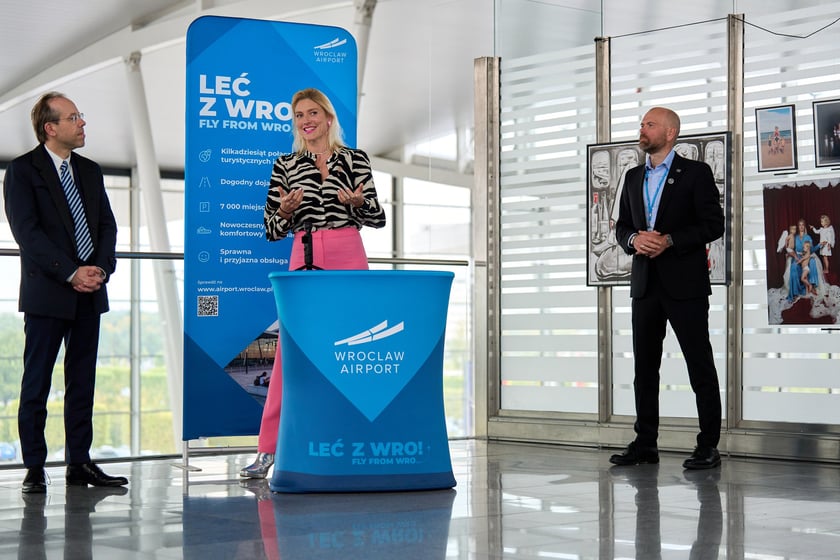 Otwarcie wystawy Kate Bove na wrocławskim lotnisku, 1 października 2025