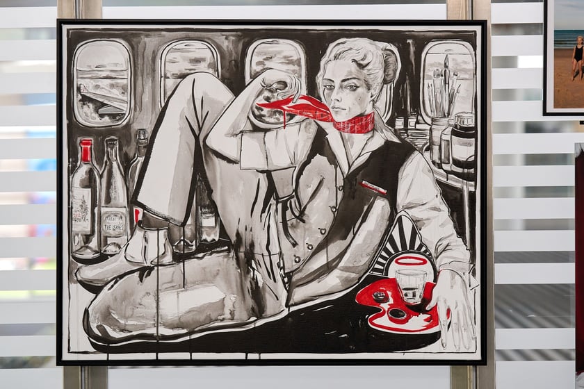 Otwarcie wystawy Kate Bove na wrocławskim lotnisku, 1 października 2025