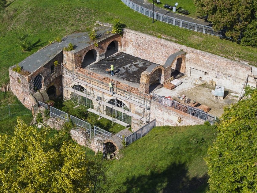 Remont Bastionu Ceglarskiego we Wrocławiu