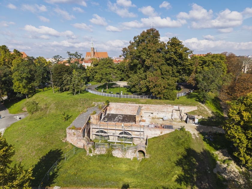 Remont Bastionu Ceglarskiego we Wrocławiu