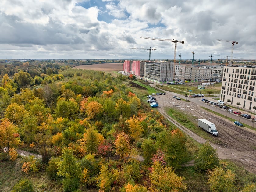 Nowe Żerniki z lotu ptaka