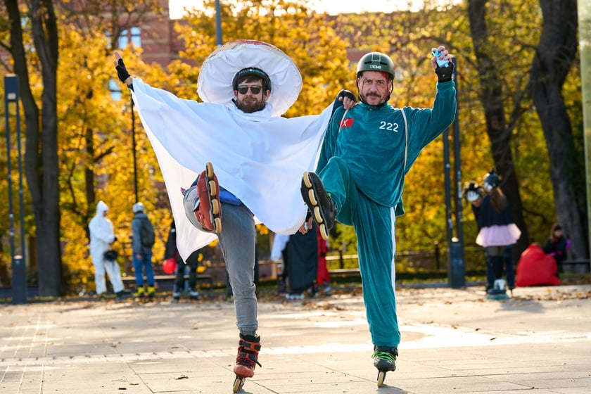 Halloween na rolkach. Wrocław, 25.10.2025
