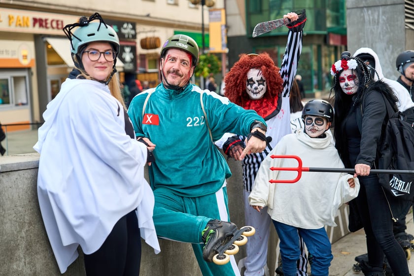 Halloween na rolkach. Wrocław, 25.10.2025