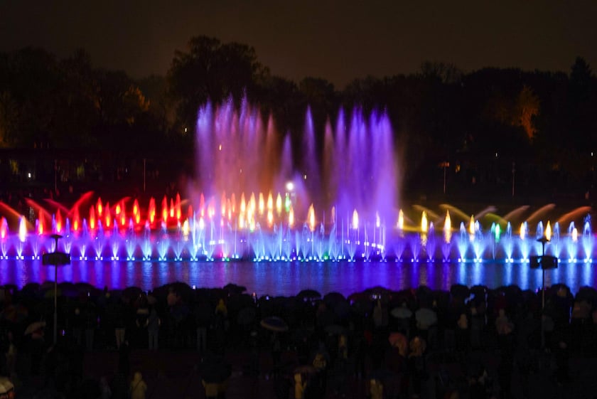 „Noc pokazów” na zakończenie sezonu Wrocławskiej Fontanny Multimedialnej - 26.10.2025