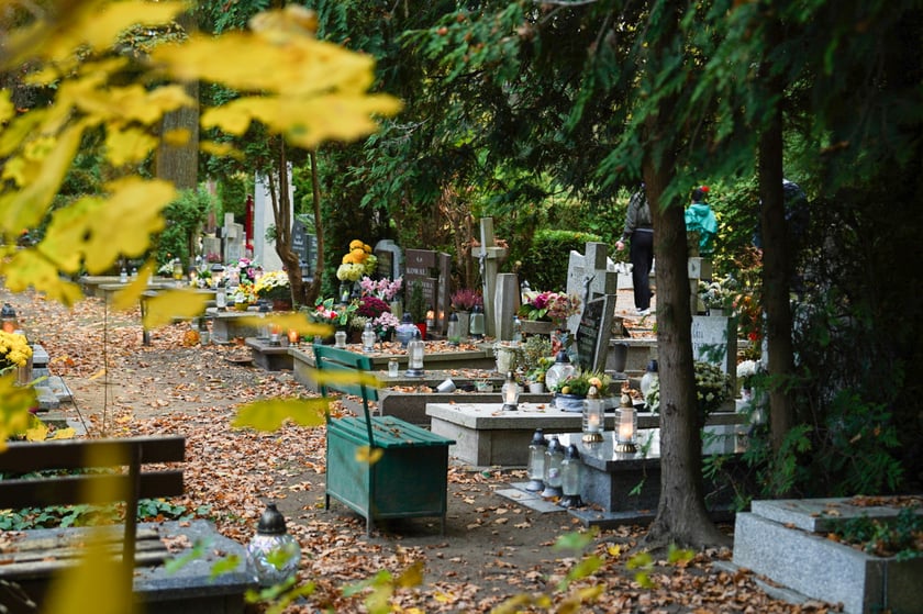Przygotowania do Wszystkich Świętych na cmentarzu Grabiszyńskim - 26.10.2025