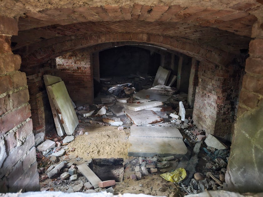 Grobowiec Lauterbach&oacute;w w Wilczynie - wnętrze