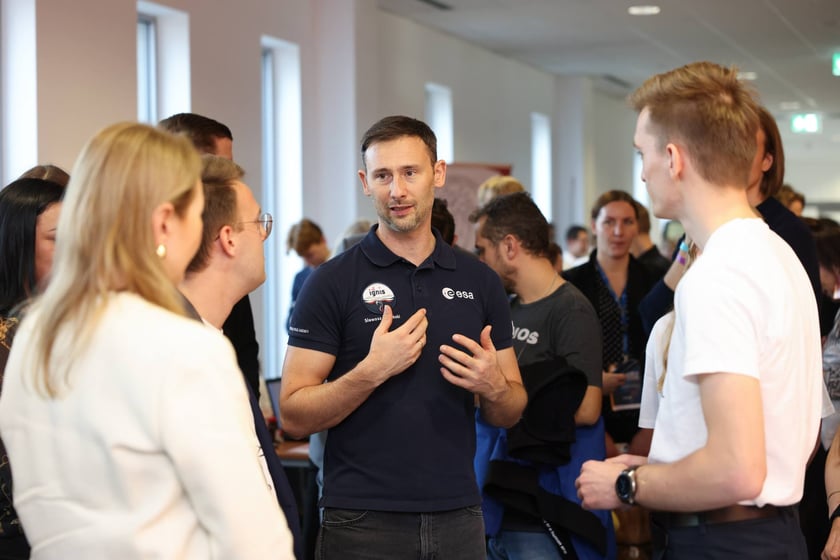 Spotkanie z polskim astronautą dr Sławoszem Uznańskim-Wiśniewskim na Uniwersytecie medycznym we Wrocławiu, 12 listopada 2025