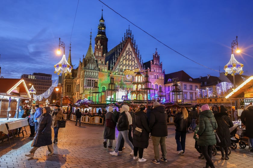 Wieczór otwierający jarmark świąteczny na Rynku we Wrocławiu, 21 listopada 2025