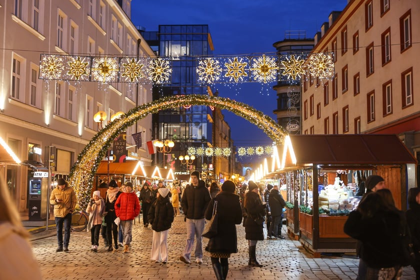 Wieczór otwierający jarmark świąteczny na Rynku we Wrocławiu, 21 listopada 2025