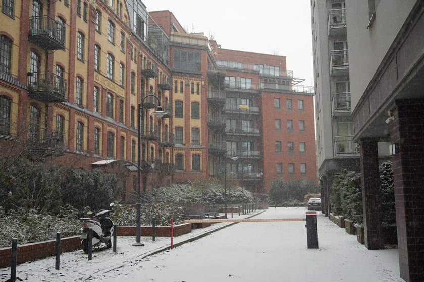 Pierwszy śnieg we Wrocławiu, 24.11.2025