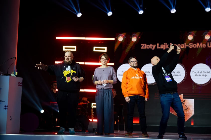 Gala Local SoMe, podczas kt&oacute;rej wręczono Złote Lajki 2025. Wrocław. 25.11.2025