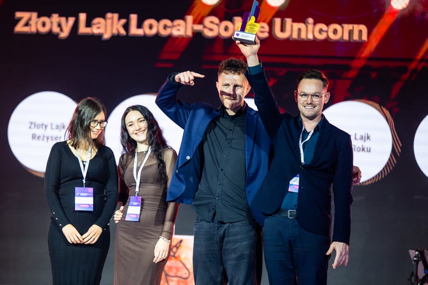 Gala Local SoMe, podczas kt&oacute;rej wręczono Złote Lajki 2025. Wrocław. 25.11.2025