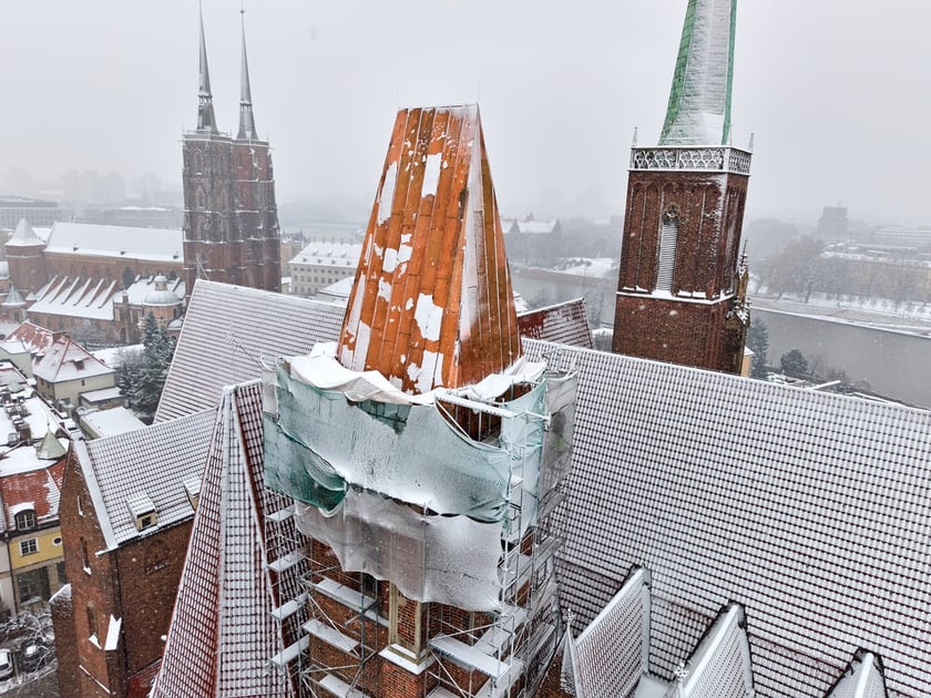 Widok na Ostrów Tumski we Wrocławiu