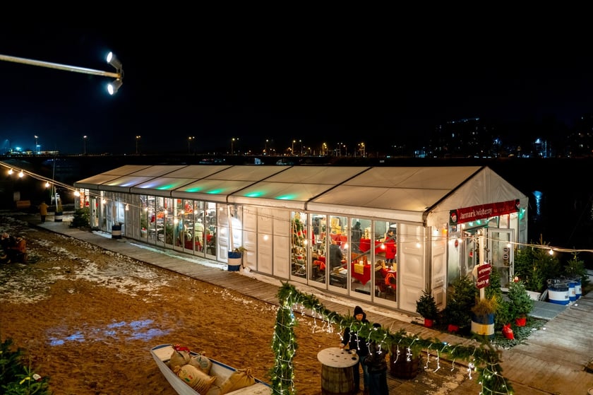 jarmark świąteczny w Marinie Kleczków we Wrocławiu