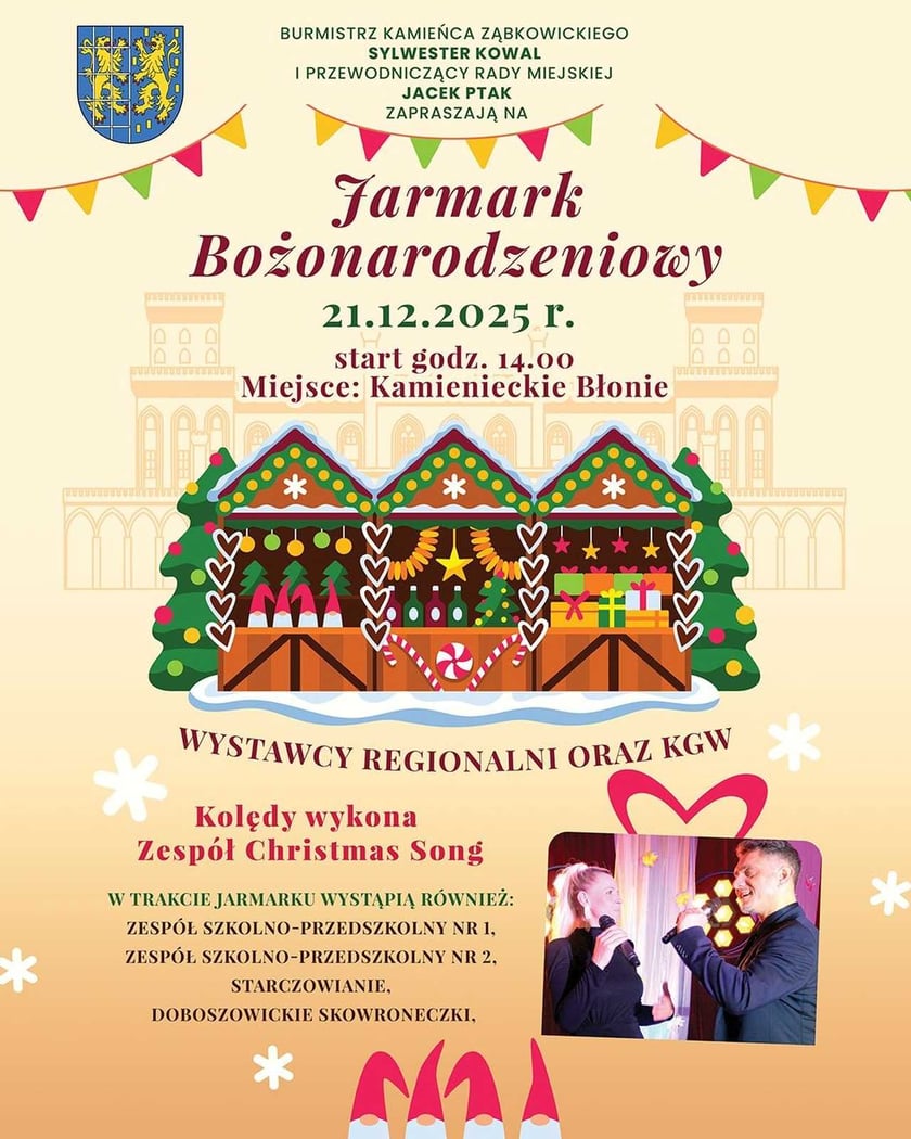Jarmarki, koncerty kolęd i spotkania wigilijne na Dolnym Śląsku 2025. Program wydarzenia