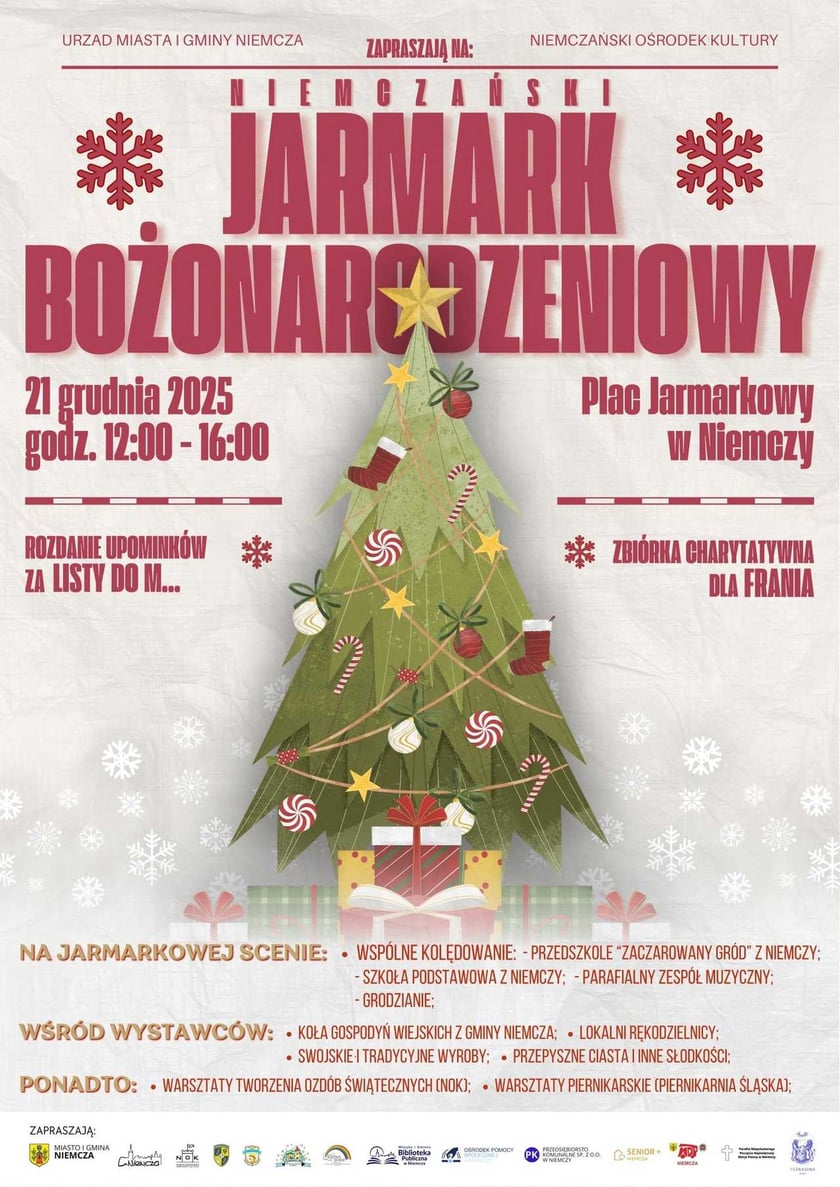 Jarmarki, koncerty kolęd i spotkania wigilijne na Dolnym Śląsku 2025. Program wydarzenia