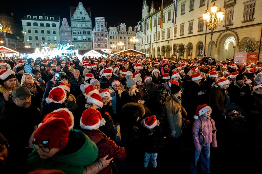 Kolędowanie na wrocławskim Rynku 10 grudnia 2025