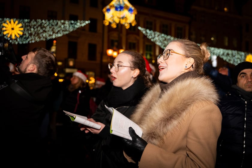 Kolędowanie na wrocławskim Rynku 10 grudnia 2025