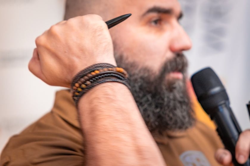 Szkolenie w ramach programu "Bezpieczny Wrocław" w I LO we Wrocławiu