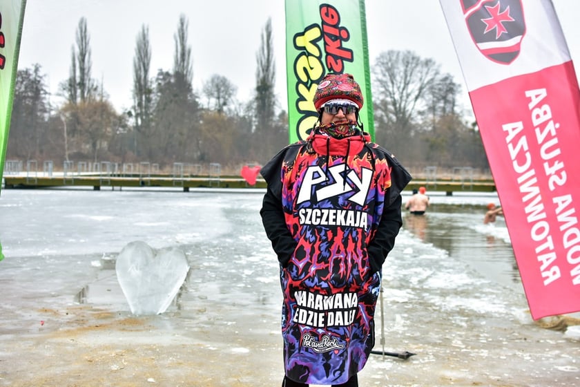 Wrocławskie Morsy grają z WOŚP. Kąpielisko Morskie Oko, 25.01.2026