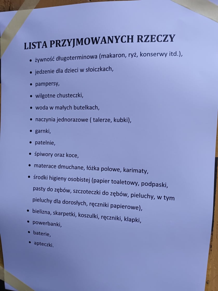 Zbiórka na rzecz uchodźców z Ukrainy, dawna zajezdnia Dąbie przy ul. Tramwajowej 1-3 we Wrocławiu