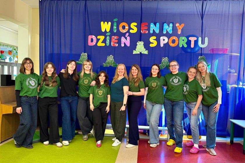 Zajęcia ze studentami w Przedszkolu nr 149