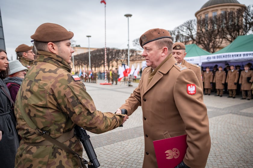 Uroczystości 16 Dolnośląskiej Brygady Obrony Terytorialnej, 28 marca 2026 r.