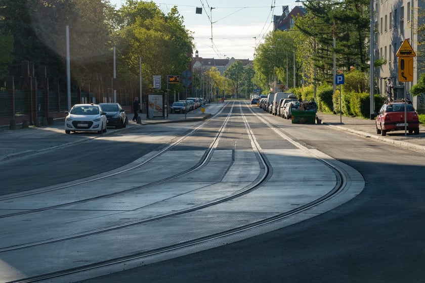 Tramwaje wr&oacute;ciły na Glinianą. Zdjęcia z 1.05.