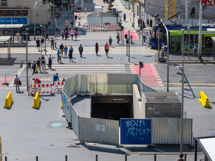 Przy remontowanym Przejściu Świdnickim, 27 lipca 2026